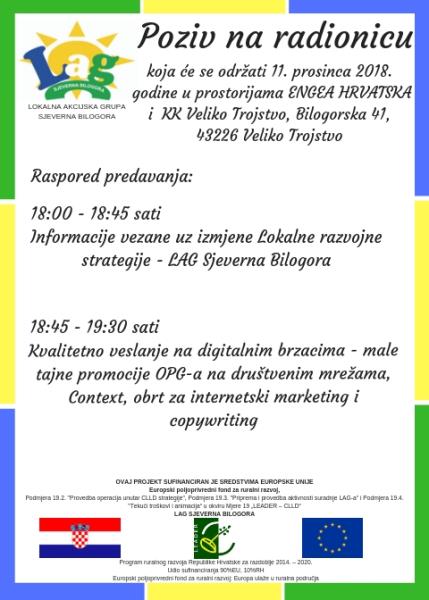 foto/Radionica_LAG_11.12.2018. - KK Veliko Trojstvo